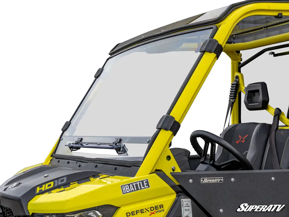 CAN-AM DEFENDER SCRATCH RESISTANT VENTED FULL WINDSHIELD