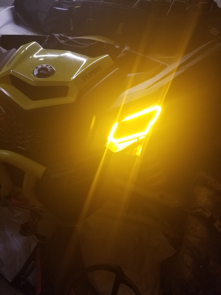 CAN-AM X3 LED MULTI COLOR BLUE TOOTH HALO